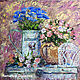 The painting 'still life in the Style of Provence' painting with flowers roses, cornflowers. Pictures. Multicolor Gallery. My Livemaster. Фото №6