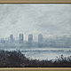  ' My Yekaterinburg. Morning foggy' acrylic painting. Pictures. flamemilady. My Livemaster. Фото №5