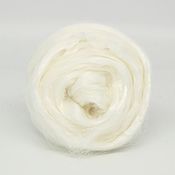 Материалы для творчества handmade. Livemaster - original item New!!! Fine merino wool. White. 50 grams. TKF. Felting. Handmade.