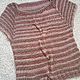Knitted vest-t-shirt 'Striped-1' handmade. Vests. hand knitting from Galina Akhmedova. Online shopping on My Livemaster.  Фото №2