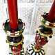 A pair of candlesticks 'ALICE'. Candlesticks. Decoupage. My Livemaster. Фото №6