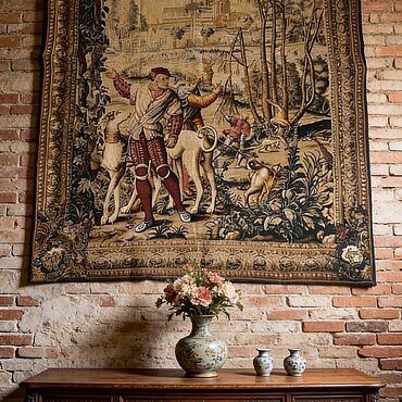 Винтаж ручной работы. Ярмарка Мастеров - ручная работа Винтаж: Гобелен. Handmade.