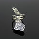 Order Tulip ring made of galena and 925 sterling silver IV0007. Sunny Silver. Livemaster. . Rings Фото №3
