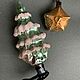 Christmas toys vintage: Christmas Tree and Star Hammer and Sickle of the USSR. Vintage toy. pioneer. My Livemaster. Фото №4