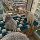 Подушка сидушка коврик для скамьи или обувницы в прихожую. Подушки. Анна (Bubblebombon). Ярмарка Мастеров.  Фото №4