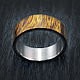 Order The ring of titanium and iron wood. asgdesign. Livemaster. . Rings Фото №3