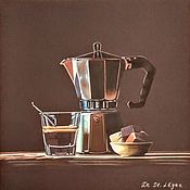 Картины и панно handmade. Livemaster - original item Picture: Coffee time.. Handmade.