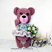 Куклы и игрушки handmade. Livemaster - original item Teddy bear, teddy bear in a dress. Handmade.