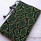 Case made of beads: Python Snake skin, Case, Moscow,  Фото №1