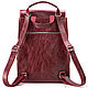 Womens leather backpack 'Assol' (antique Burgundy). Backpacks. Russian leather Guild. Online shopping on My Livemaster.  Фото №2