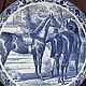 Винтаж: Тарелка коллекционная настенная винтажная: Delft. Тарелки винтажные. Антиквариат & Винтаж. Интернет-магазин Ярмарка Мастеров.  Фото №2