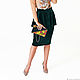 Stylish velvet dress in the emerald color. Dresses. Boudoirwedding. Online shopping on My Livemaster.  Фото №2