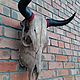 Состаренный череп большого быка. Маски интерьерные. Семен Белый       (Skulls Workshop). Ярмарка Мастеров.  Фото №6