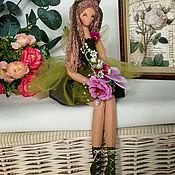 Куклы и игрушки handmade. Livemaster - original item interior doll: My flower. Handmade.