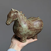 Для дома и интерьера handmade. Livemaster - original item Ceramic horse. Oolong. Handmade.