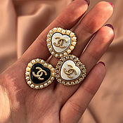 Пуговицы в стиле Шанель с жемчугом брендовые Chanel