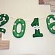 Новогодняя гирлянда из фетра 2016 год для фотосессии. Гирлянды. Фетропраздник Ольги Арепьевой. Ярмарка Мастеров.  Фото №4