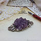 Hair pin with amethyst 'In the meadow'. Hairpins. Gem's magic. Online shopping on My Livemaster.  Фото №2