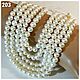 Pearls 7.2-7.5 mm - natural white(No. №203).pcs, Beads1, Saratov,  Фото №1