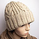 Cashmere/merino beanie hat. Caps. Knitwear shop Fairy Tale by Irina. My Livemaster. Фото №4