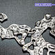 Колье ГЕНЕЗИС из посеребренных элементов. Колье. Unica Bijoux. Ярмарка Мастеров.  Фото №5