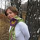 брошь "Анютка". Шарфы. Елена Вологдина (ЕВ). Ярмарка Мастеров.  Фото №6