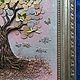 Панно,,Денежное дерево,,Яблоня,,. Панно. Мастерская Натальи Подвойской. Ярмарка Мастеров.  Фото №8