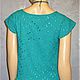 Blouse (top) of sewing ( turquoise). Blouses. NicoLeTTe. Online shopping on My Livemaster.  Фото №2