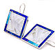 EARRINGS Turquoise, lapis Lazuli, mother of Pearl. Large square earrings. Earrings. ARIEL - MOSAIC. Online shopping on My Livemaster.  Фото №2