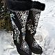 boots: Boots valenki black Firebird. High Boots. wool gifts. My Livemaster. Фото №5