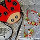 Set for girls 'ladybug', Clasp Bag, Kolomna,  Фото №1