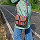 Multi-colored shoulder bag in boho style. Crossbody bag. IndianBoho. Online shopping on My Livemaster.  Фото №2