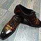 Men's oxfords, made of genuine leather, 100% handmade. Oxfords. SHOES&BAGS. My Livemaster. Фото №4