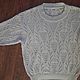 Джемпер ажурный вискоза. Джемперы. Мастерская K. WooD_KnitweaR. Ярмарка Мастеров.  Фото №7