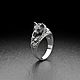 Заказать Кольцо Кот в пледе. AlexFox Jewelry. Ярмарка Мастеров. . Кольца Фото №3