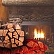 Дрова березовые колотые для камина. Камины. ArbatDecor из природных материалов. Интернет-магазин Ярмарка Мастеров.  Фото №2