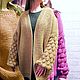 Кардиган  женский горчичного цвета вязаный спицами. Кардиганы. Sweater Star Вязание на заказ.. Ярмарка Мастеров.  Фото №4