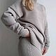 Костюм из мериносовой шерсти итальянских фабрик. Костюмы. Ольга kymarina_knitwear_. Интернет-магазин Ярмарка Мастеров.  Фото №2