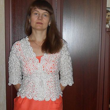Одежда ручной работы. Ярмарка Мастеров - ручная работа Жакет Жасмин. Handmade.