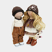 Материалы для творчества handmade. Livemaster - original item Set for sewing dolls Eric and Ella. Handmade.