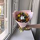 Букет из сухоцветов и стабилизированных цветов,лавандовый с хлопком. Цветы сухие и стабилизированные. Madeleine inflorescence. Ярмарка Мастеров.  Фото №6