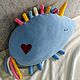 Единорог игрушка подушка. Мягкие игрушки. FoxAnna Игрушки-подушки от Анны. Интернет-магазин Ярмарка Мастеров.  Фото №2