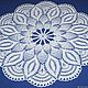 Beautiful large napkin with a pattern 'pineapple'. 44 cm. Swipe. Tatiana Boyarova. My Livemaster. Фото №5