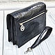 Order Men's clutch bag, made of genuine crocodile leather. SHOES&BAGS. Livemaster. . Man purse Фото №3