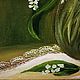 Painting' lilies of the valley ' oil Painting with flowers on canvas. Pictures. raisa-pototskaya (raisa-pototskaya). Online shopping on My Livemaster.  Фото №2