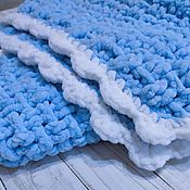Для дома и интерьера handmade. Livemaster - original item Blankets: Plaid `Cloud` for Baby. Handmade.