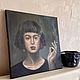 Oil painting of a girl smoking. Pictures. Regina Kuyukova. Online shopping on My Livemaster.  Фото №2