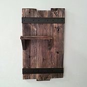 El estante de la esquina de pared/suelo de madera de 
