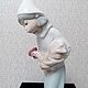 Винтаж: Коллекционная статуэтка Lladro Девочка с петухом фарфор Испания. Статуэтки винтажные. Commodele. Ярмарка Мастеров.  Фото №9