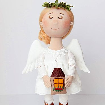 Куклы и игрушки ручной работы. Ярмарка Мастеров - ручная работа Интерьерная кукла: Ангел дома. Handmade.